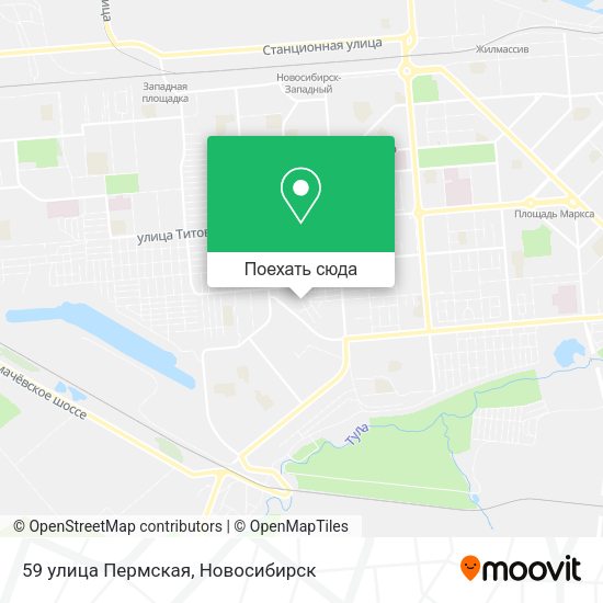 Карта 59 улица Пермская