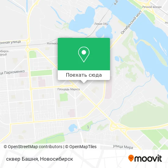 Карта сквер Башня