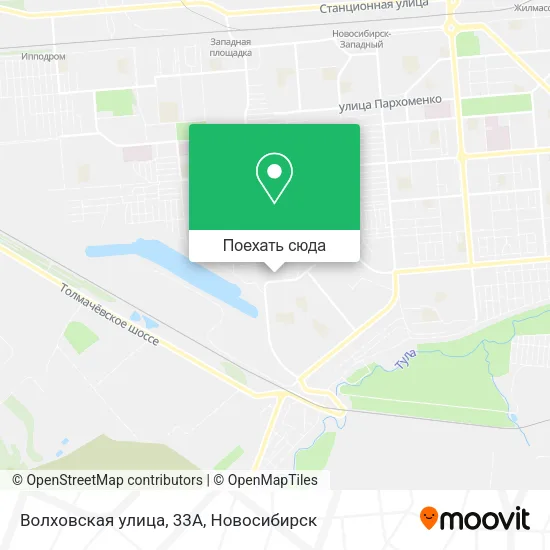 Карта Волховская улица, 33А