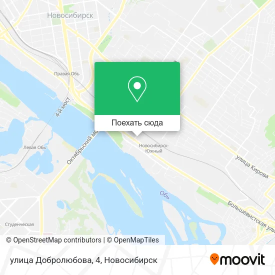 Карта улица Добролюбова, 4