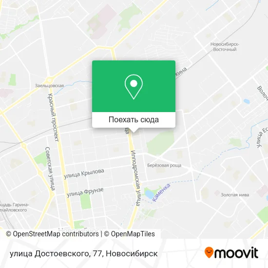 Карта улица Достоевского, 77