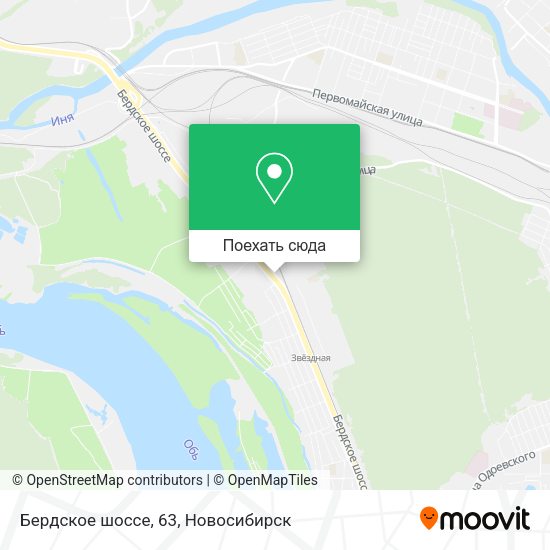 Карта Бердское шоссе, 63