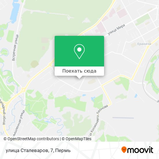 Карта улица Сталеваров, 7