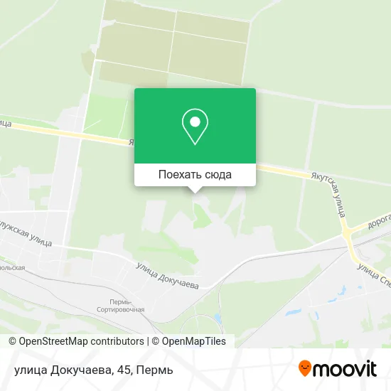 Карта улица Докучаева, 45