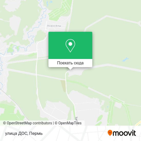 Карта улица ДОС
