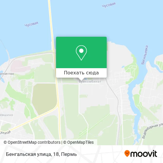 Карта Бенгальская улица, 18