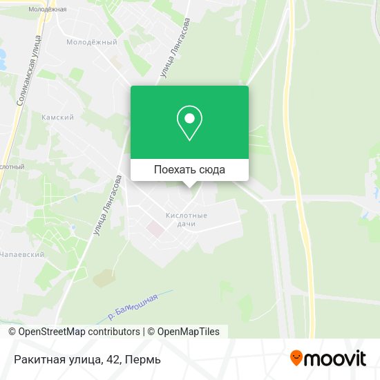 Карта Ракитная улица, 42