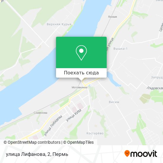 Карта улица Лифанова, 2