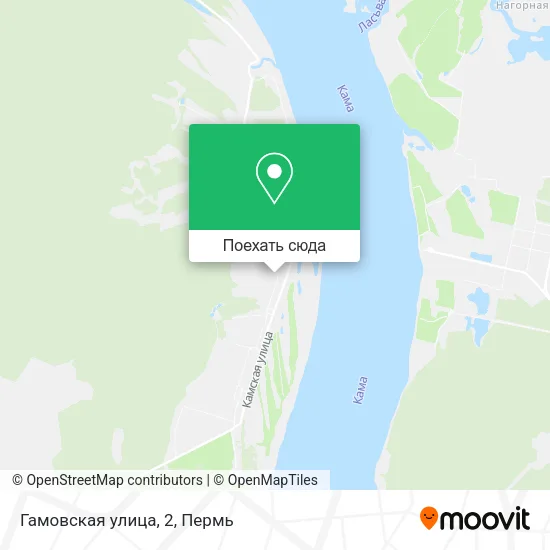 Карта Гамовская улица, 2