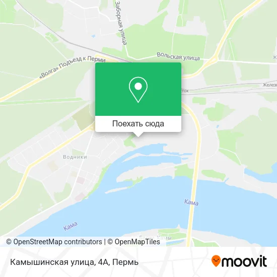 Карта Камышинская улица, 4А