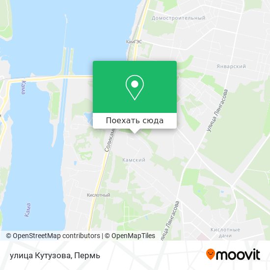 Карта улица Кутузова
