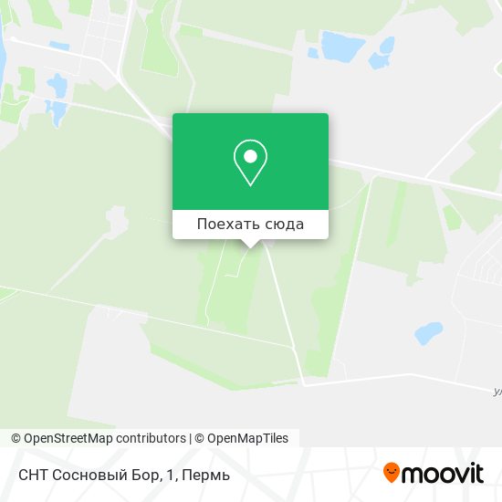 Карта СНТ Сосновый Бор, 1