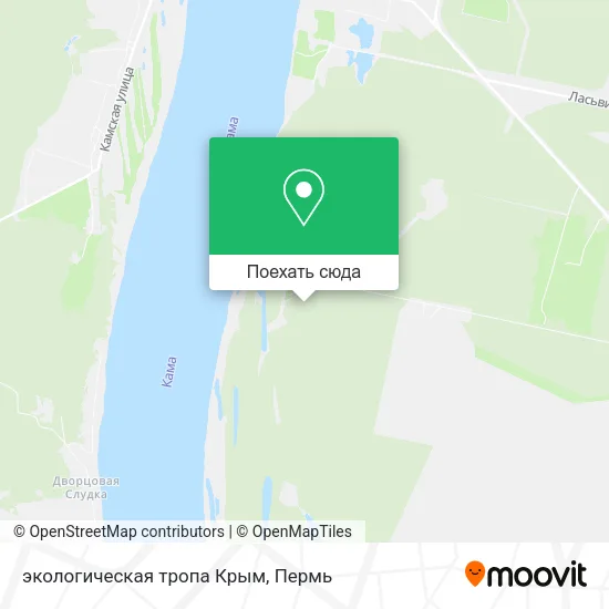 Карта экологическая тропа Крым