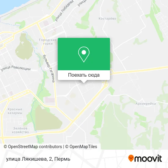 Карта улица Лякишева, 2