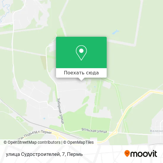 Карта улица Судостроителей, 7