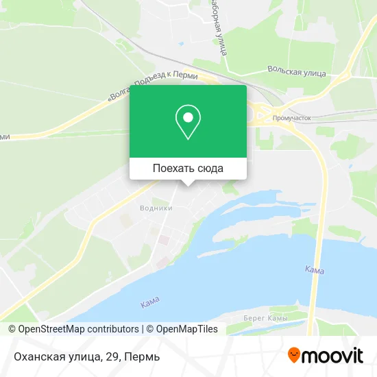Карта Оханская улица, 29