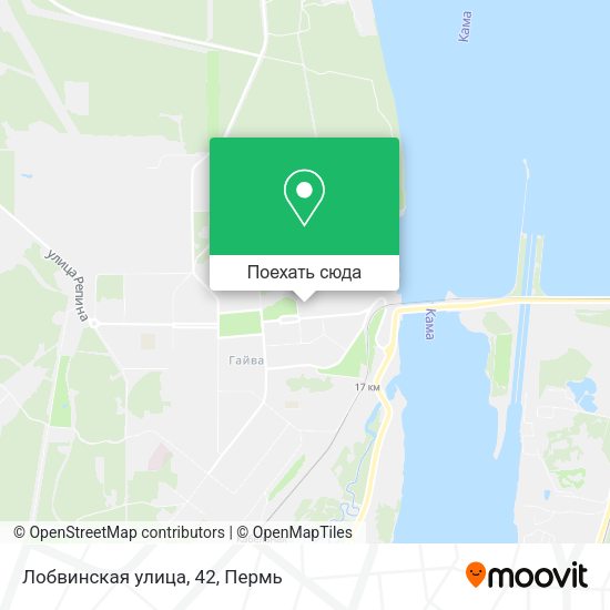 Карта Лобвинская улица, 42