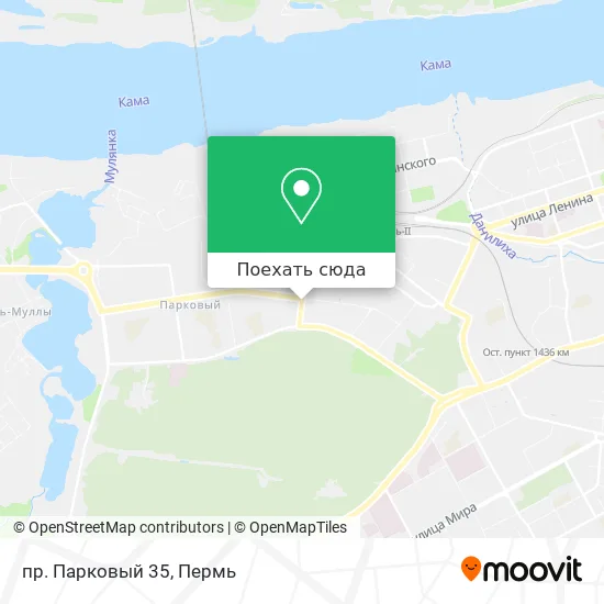 Карта пр. Парковый 35