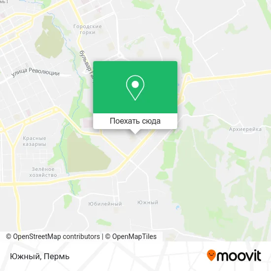 Карта Южный