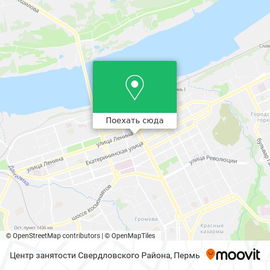 Карта Центр занятости Свердловского Района