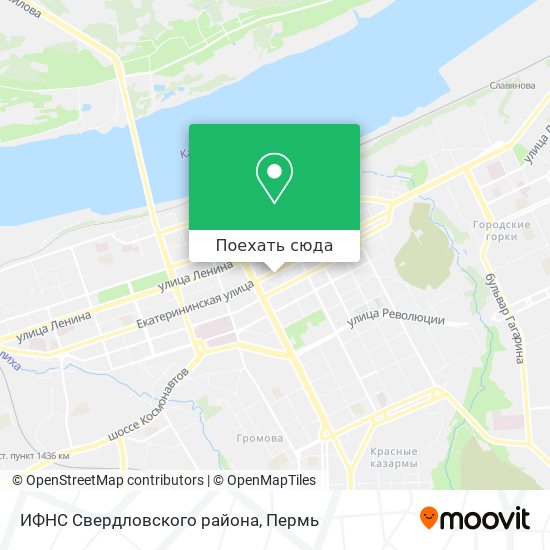 Карта ИФНС Свердловского района
