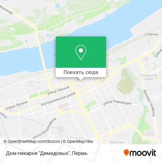 Карта Дом-пекарня "Демидовых"
