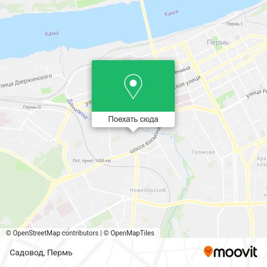 Карта Садовод