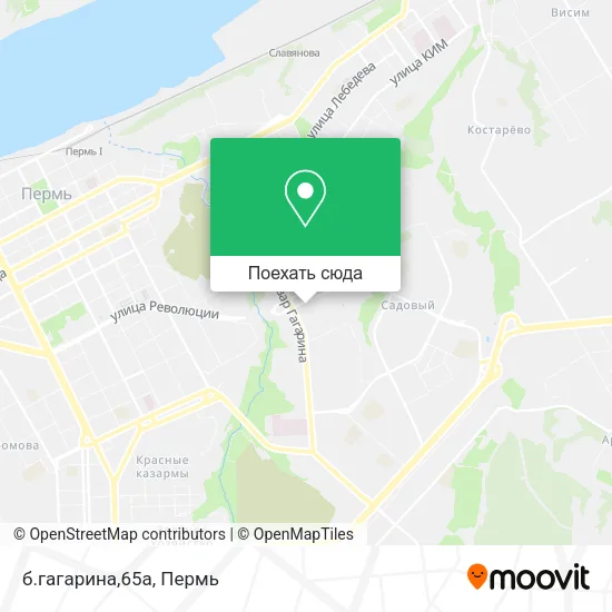 Карта б.гагарина,65а