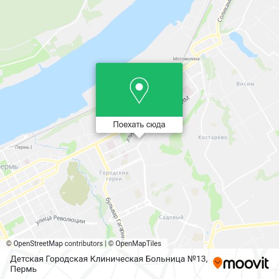 Карта Детская Городская Клиническая Больница №13