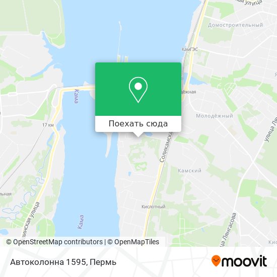 Карта Автоколонна 1595