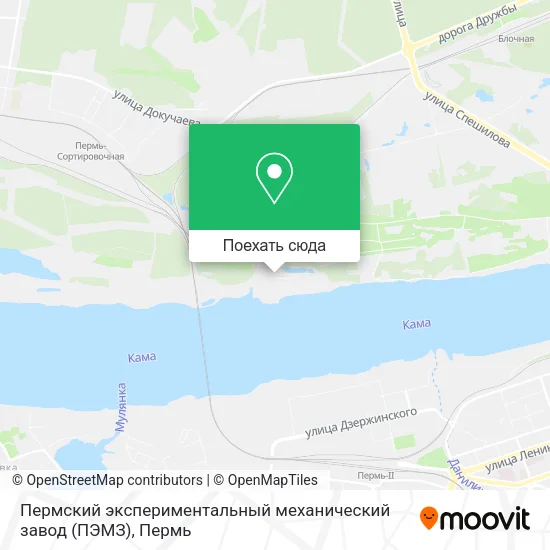 Карта Пермский экспериментальный механический завод (ПЭМЗ)