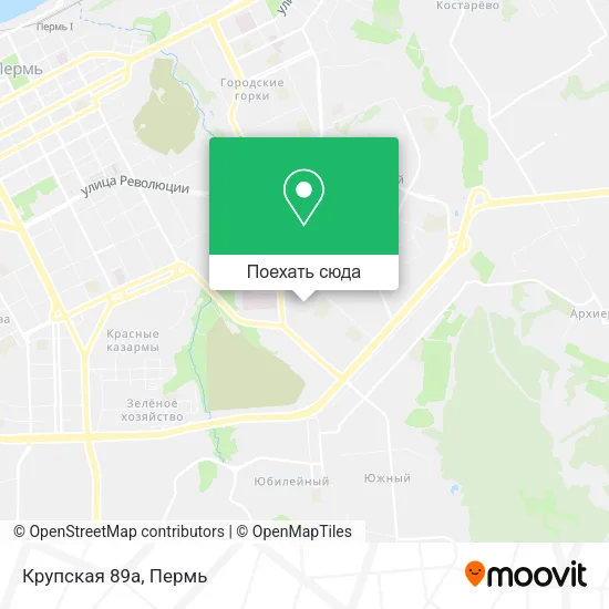 Карта Крупская 89а