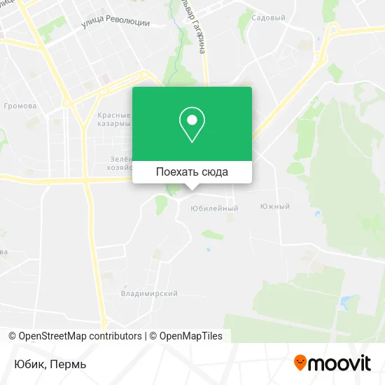 Карта Юбик