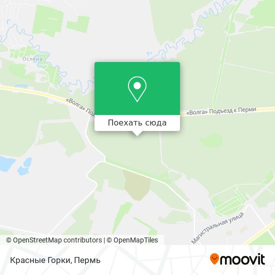 Карта Красные Горки