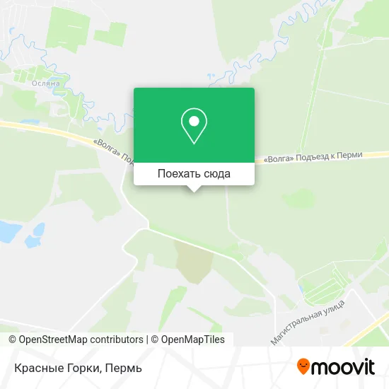 Карта Красные Горки