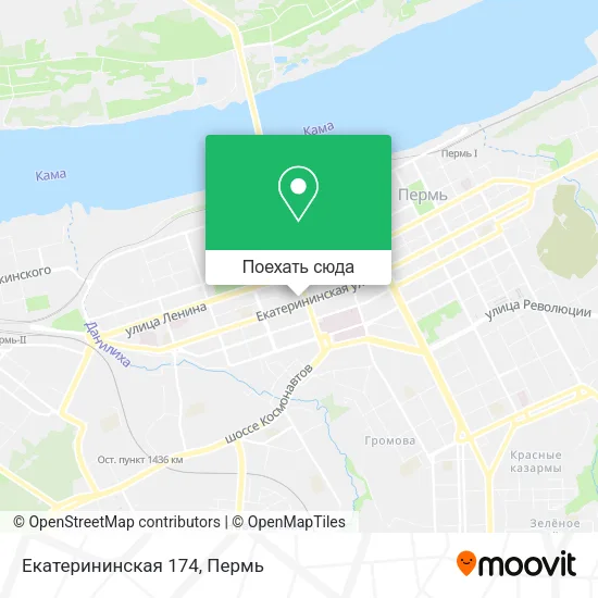 Карта Екатерининская 174