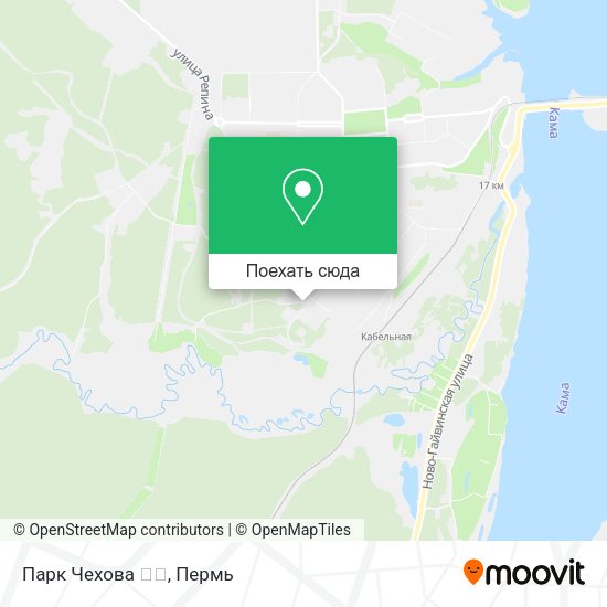 Карта Парк Чехова 🌲🌳
