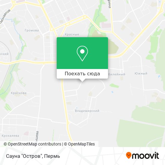 Карта Сауна "Остров"
