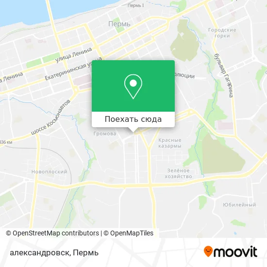 Карта александровск