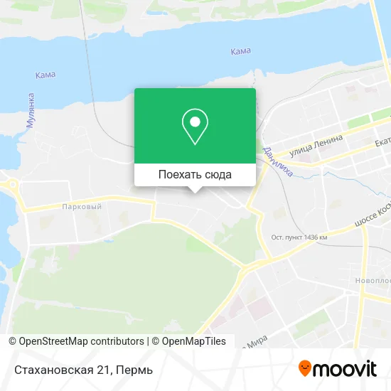 Карта Стахановская 21