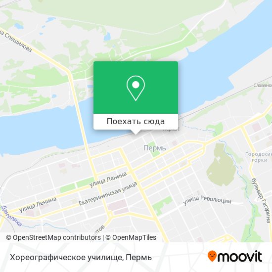 Карта Хореографическое училище