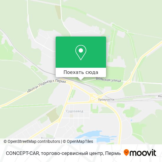 Карта CONCEPT-CAR, торгово-сервисный центр