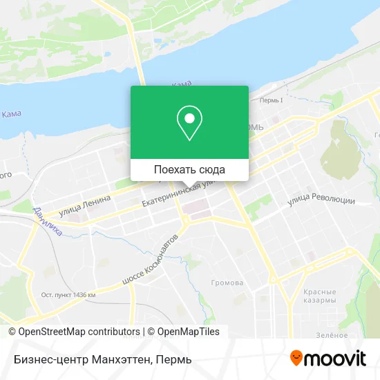 Карта Бизнес-центр Манхэттен