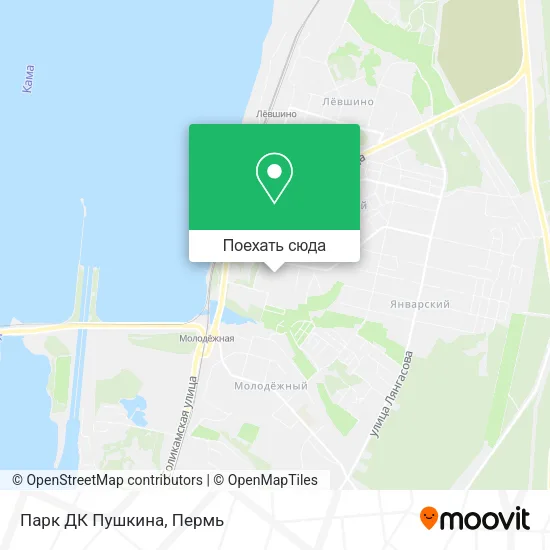 Карта Парк ДК Пушкина