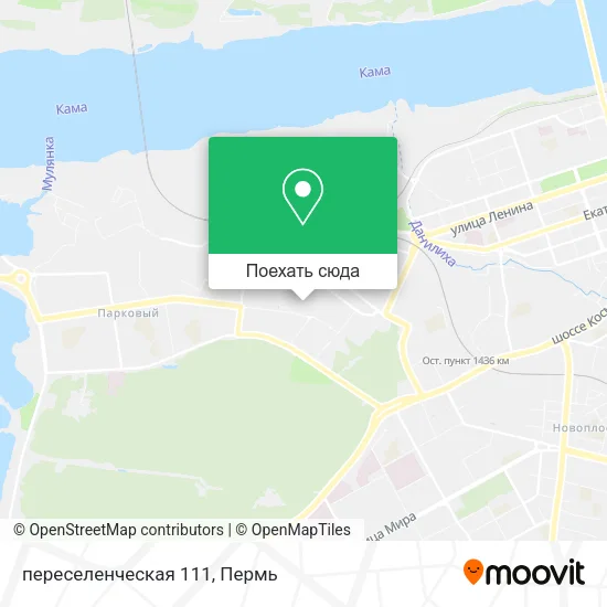 Карта переселенческая 111