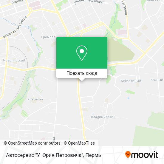 Карта Автосервис "У Юрия Петровича"