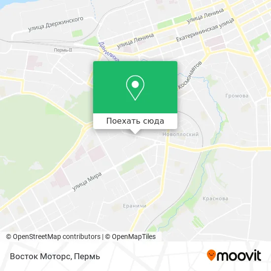 Карта Восток Моторс