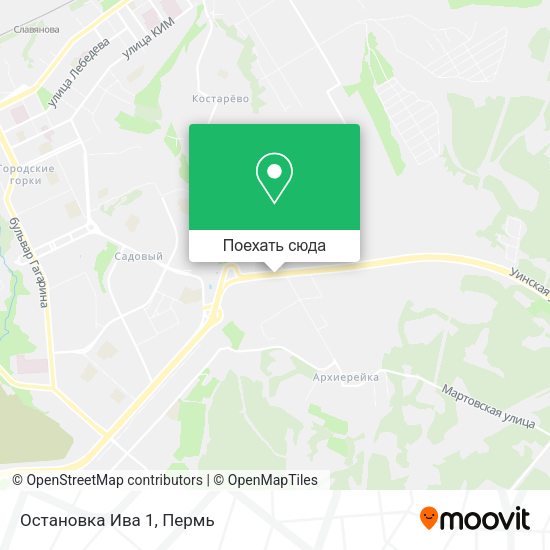 Карта Остановка Ива 1