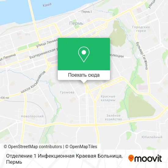 Карта Отделение 1 Инфекционная Краевая Больница