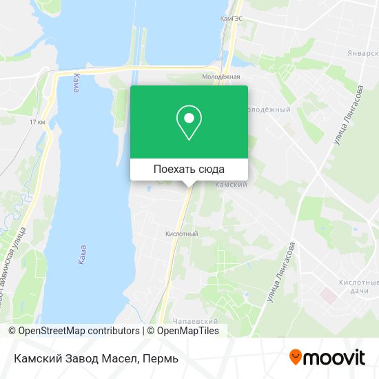 Карта Камский Завод Масел